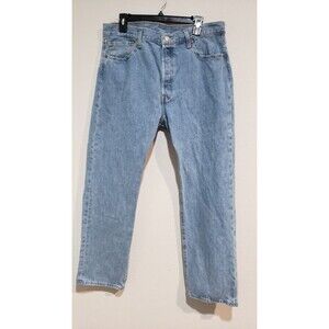 Levi's 501 Jeans Mens 90's Light Wash Button Fly Denim Size 36x30